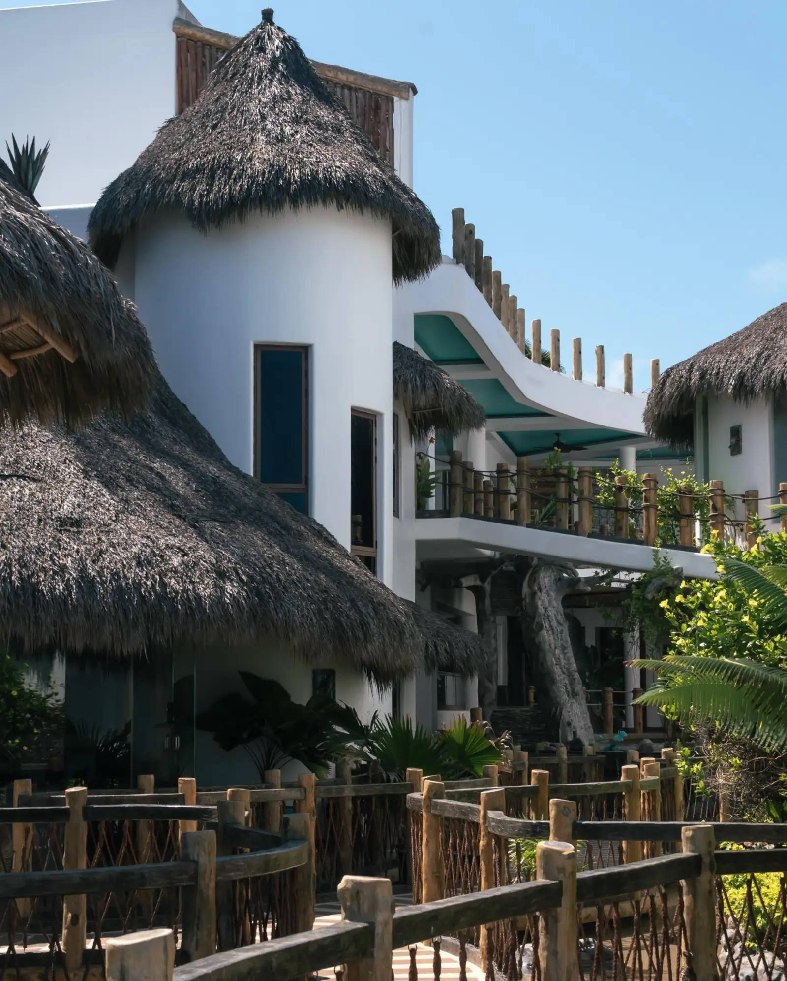Resort pool and gathering area